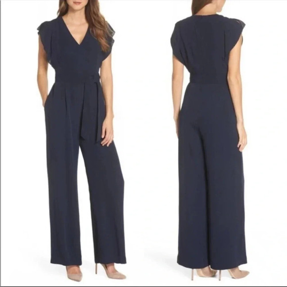 Eliza J blue romper - Picture 1 of 5